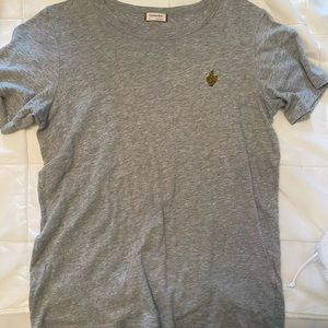 Aritzia Sunday best grey cotton tee with little cactus